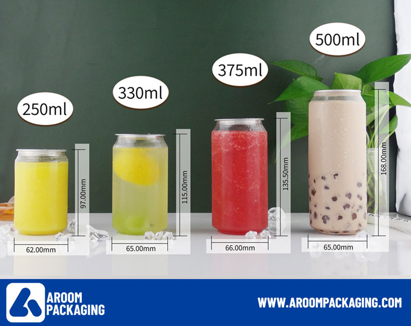 250-330-375-500 ML Plastic Cans