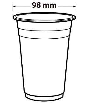 8 OZ PET Clear Plastic Cup