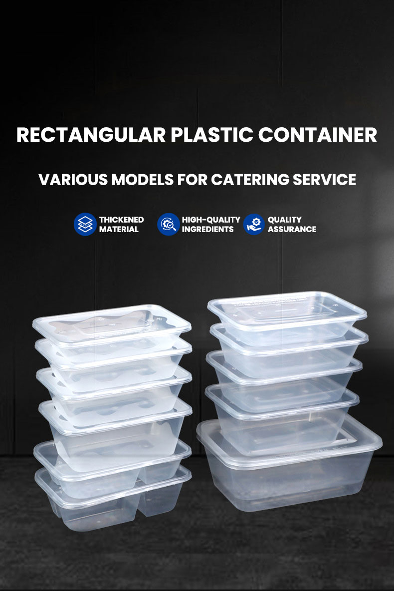 Rectangular PP Plastic Container