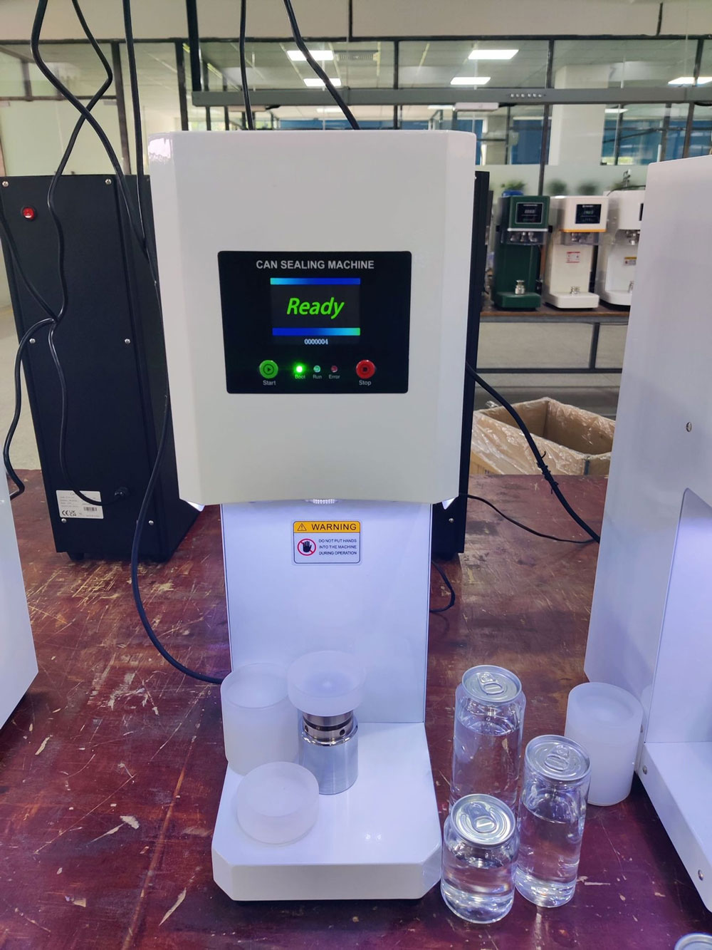 Electric Canning Machine for Aluminum and Plastic Beverage Cans