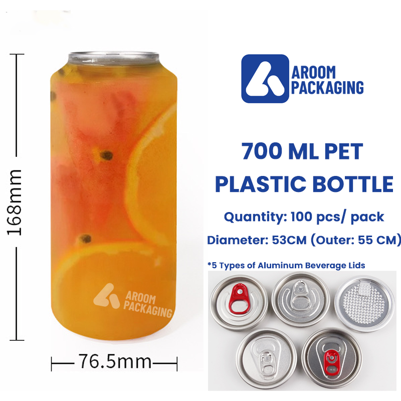 700 ML Plastic Sealable Container with Aluminium Lid