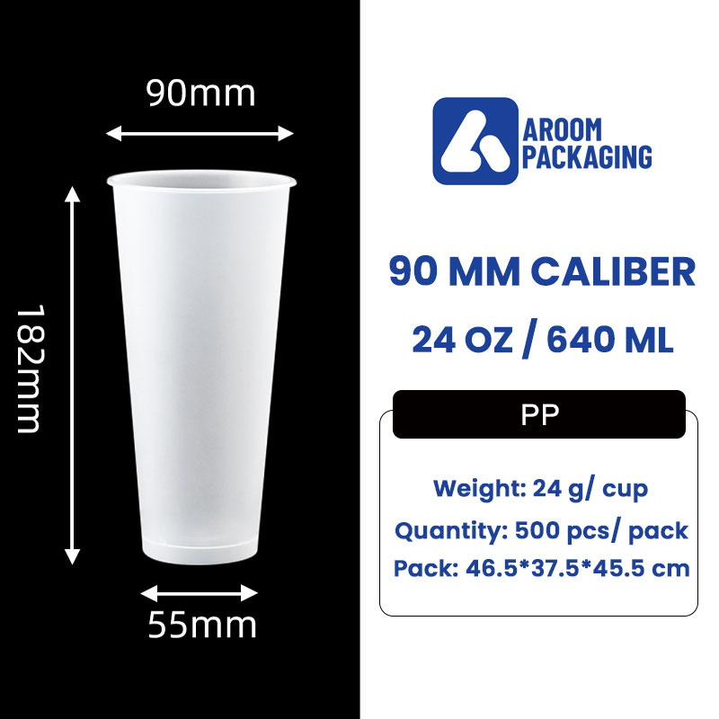 640 ML PP Injection Frosted Cup