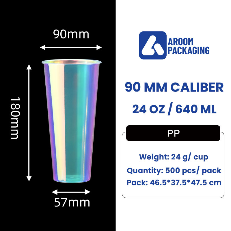 700 ML Rainbow Membrane PP Plastic Injection Cup