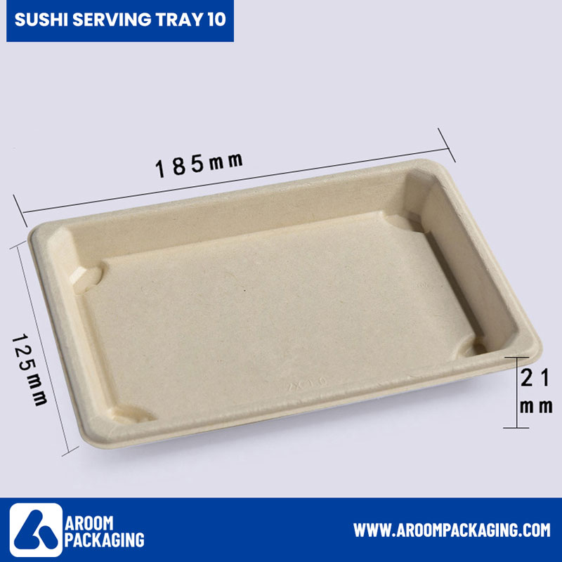 Sushi Tray Bagasse Sugarcane