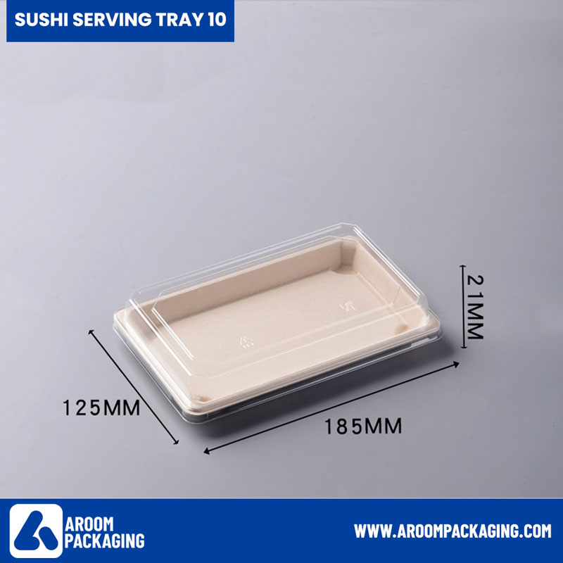 Bagasse Sushi Serving Tray