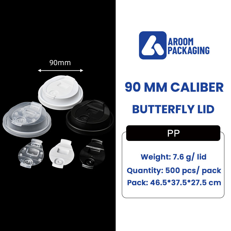 Coffee Tea Butterfly Leak-proof Cup Lid