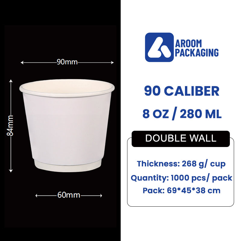 8 OZ Double Wall Paper Cup